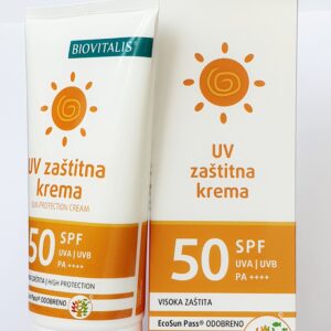 BIOVITALIS – UV zaštitna krema SPF 50 za lice i tijelo