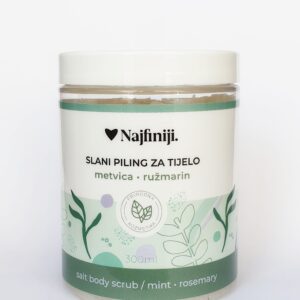 NAJFINIJI. – Slani Piling za tijelo metvica/ružmarin