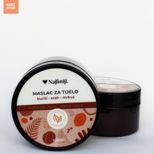 NAJFINIJI. – Maslac za tijelo buriti/orah/mrkva